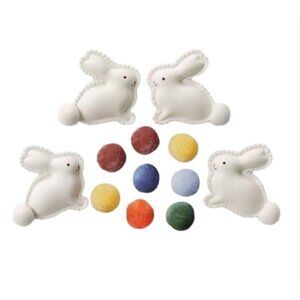 Target Threshold Felt Easter Bunny Filler 12 Pieces Decor Nursery Shower